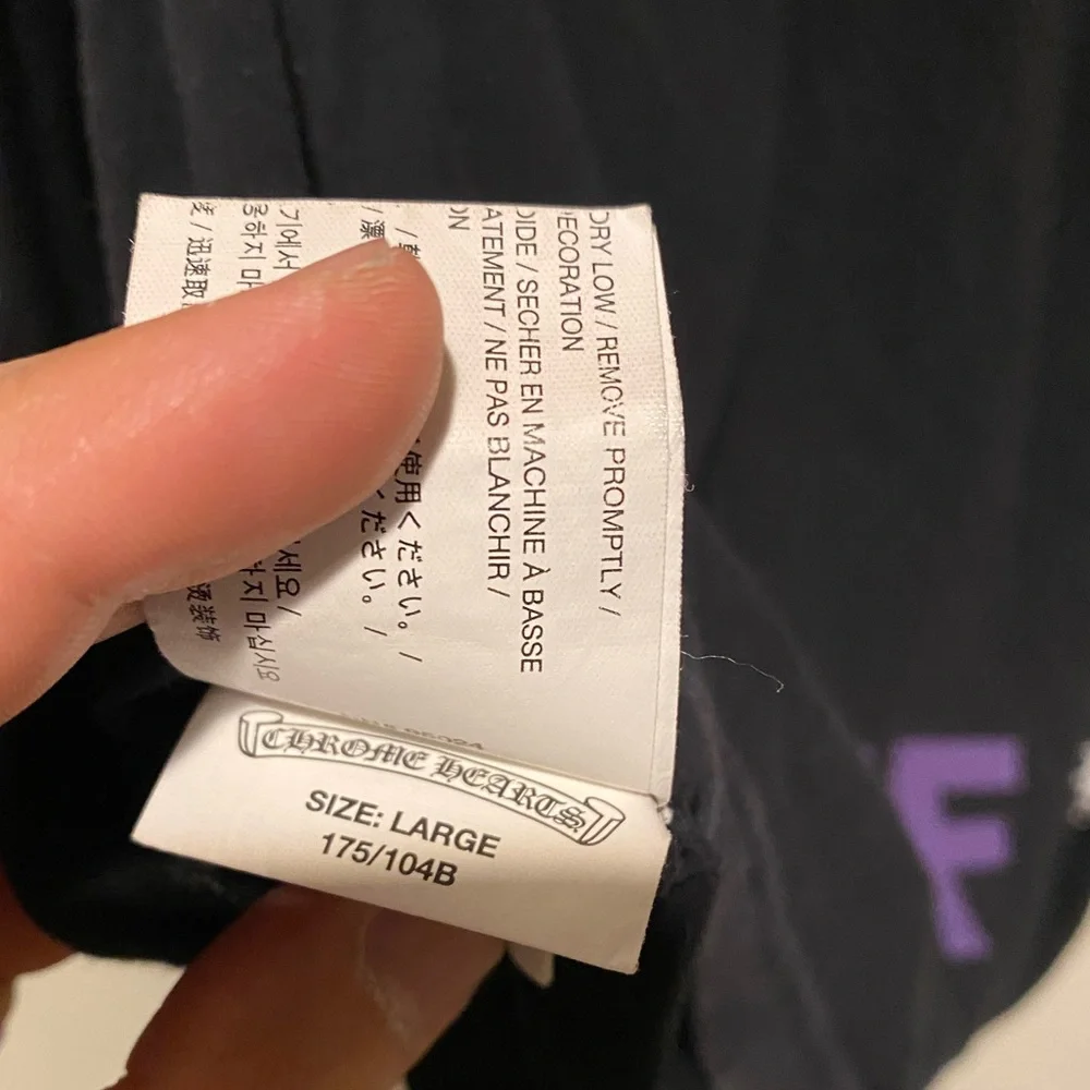 Rare Chrome Hearts Staff Long Sleeve Tee - Picture 6 of 10